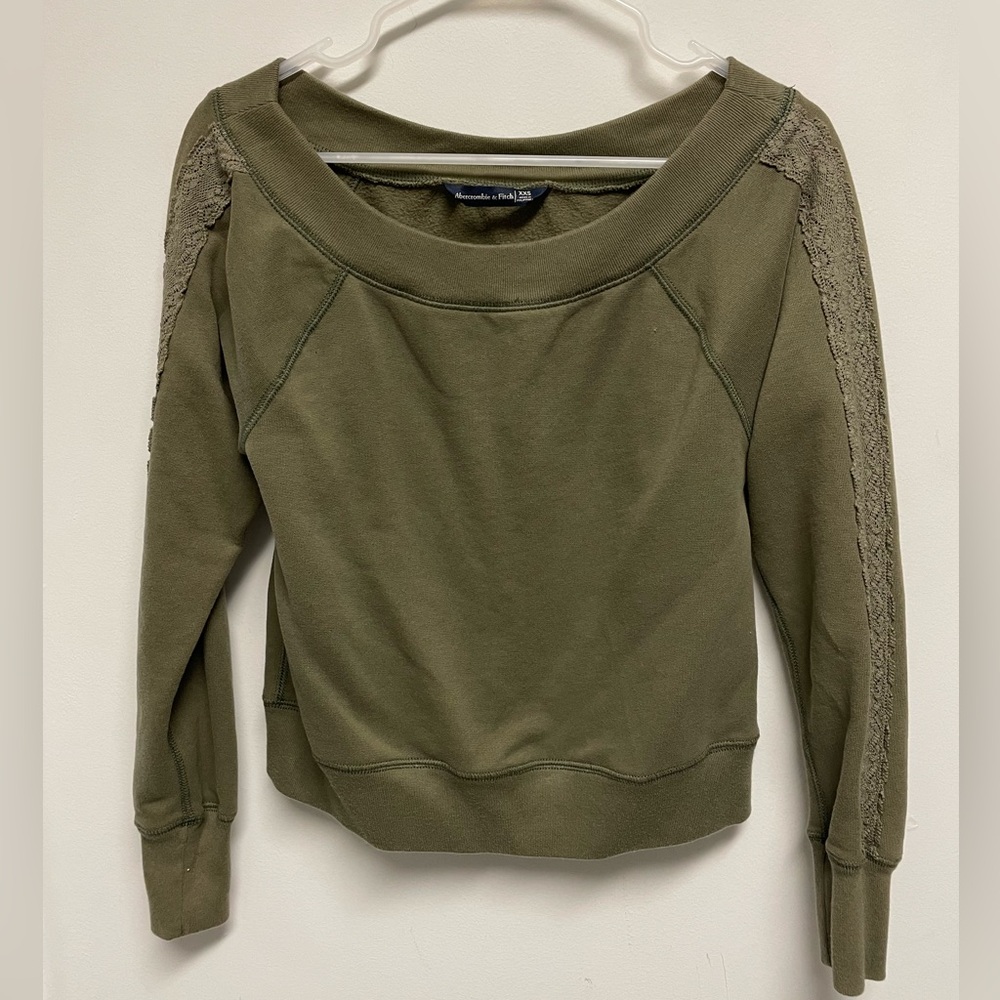 A&F Off Shoulder Sweatshirt